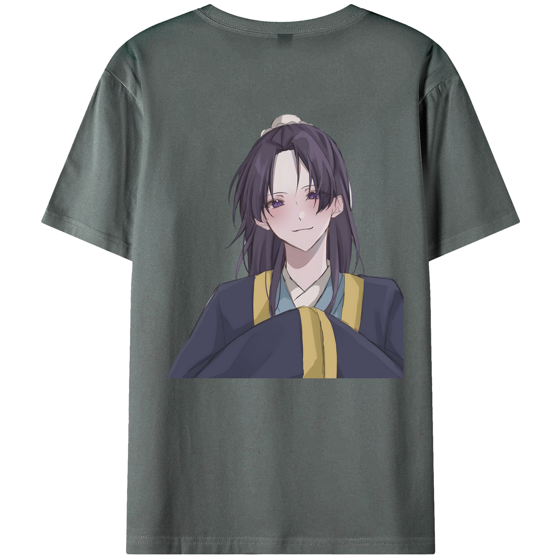 （画像用） 薬屋のひとりごと The Apothecary Diaries 綿100％ メンズ半袖Tシャツ（バックプリント） 通気性